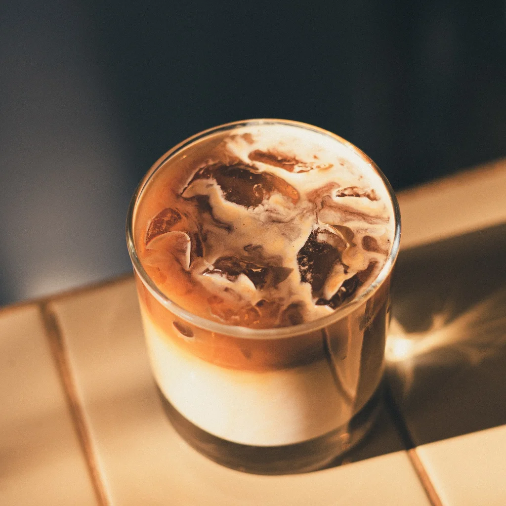 Iskaffe med hasselnøtt